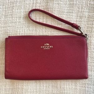 Coach clutch wallet RED